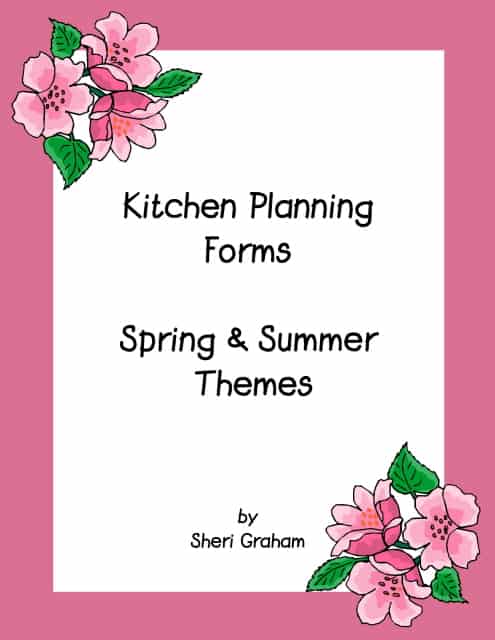 Kitchen Planning Forms {free download}