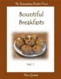 Bountiful Breakfasts-Vol. 1 eBook Now Available on Kindle!