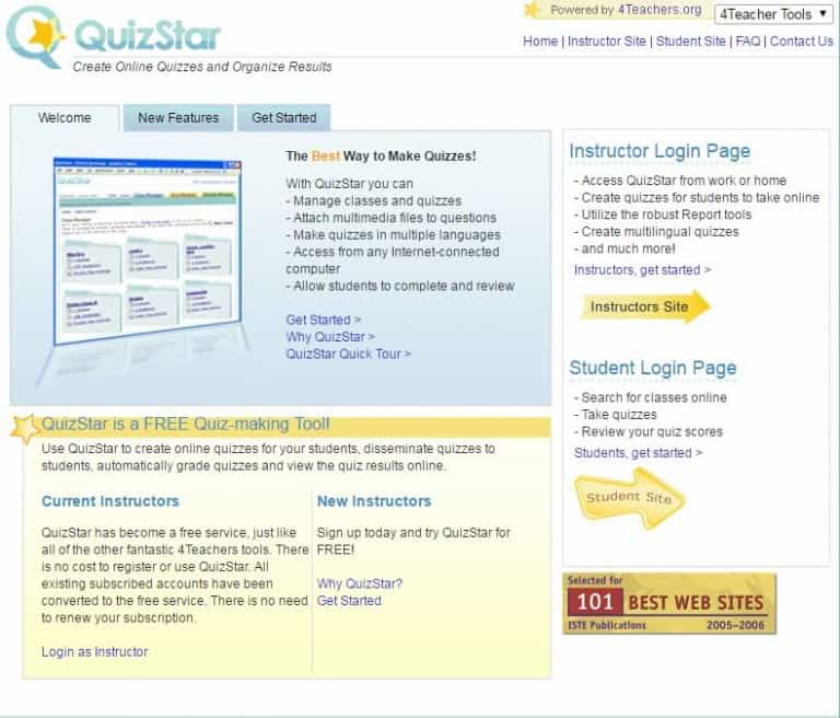 Free website to create quizzes and tests!
