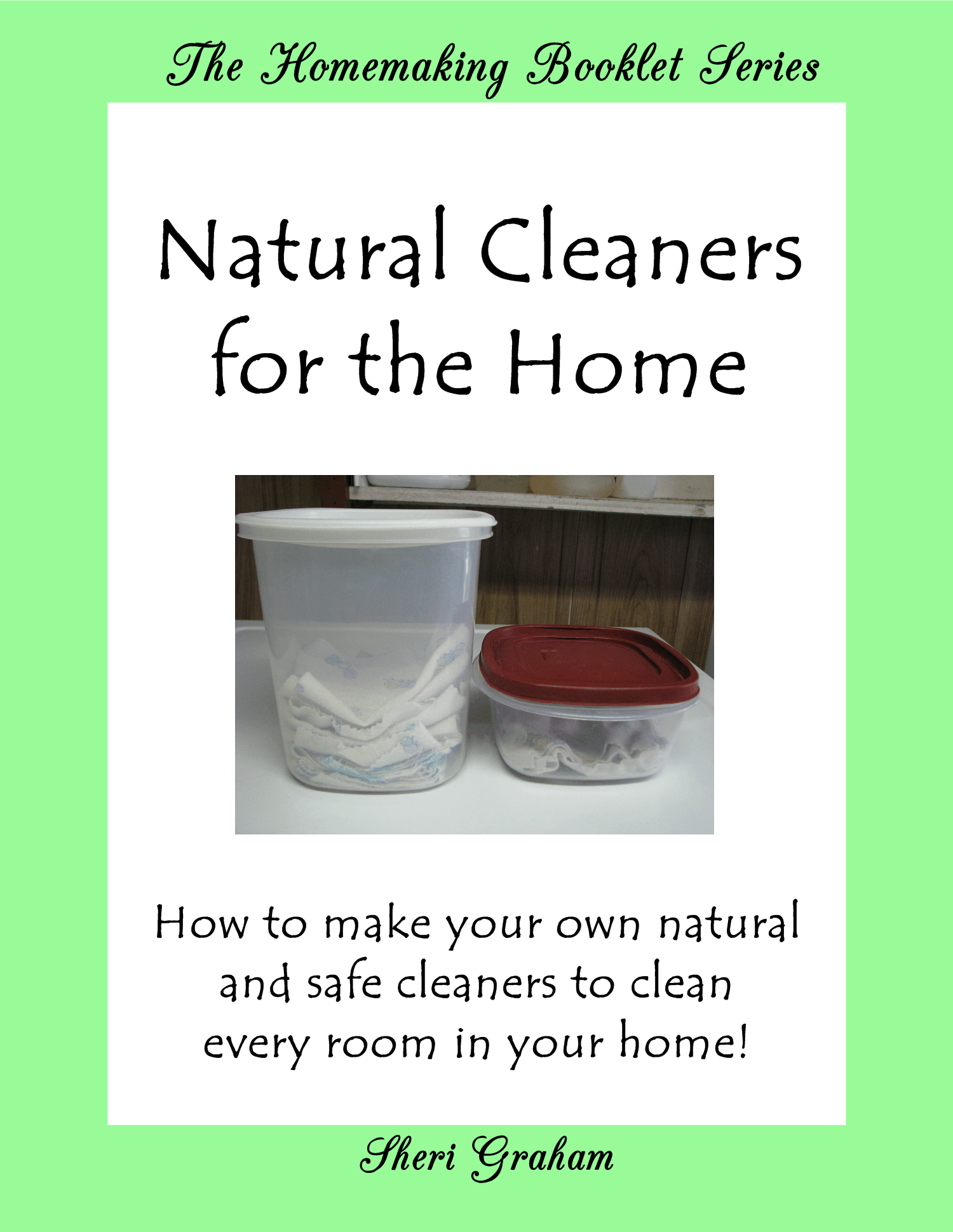 New eBook:  Natural Cleaners for the Home!