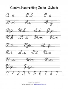 Ebook: Simply Cursive