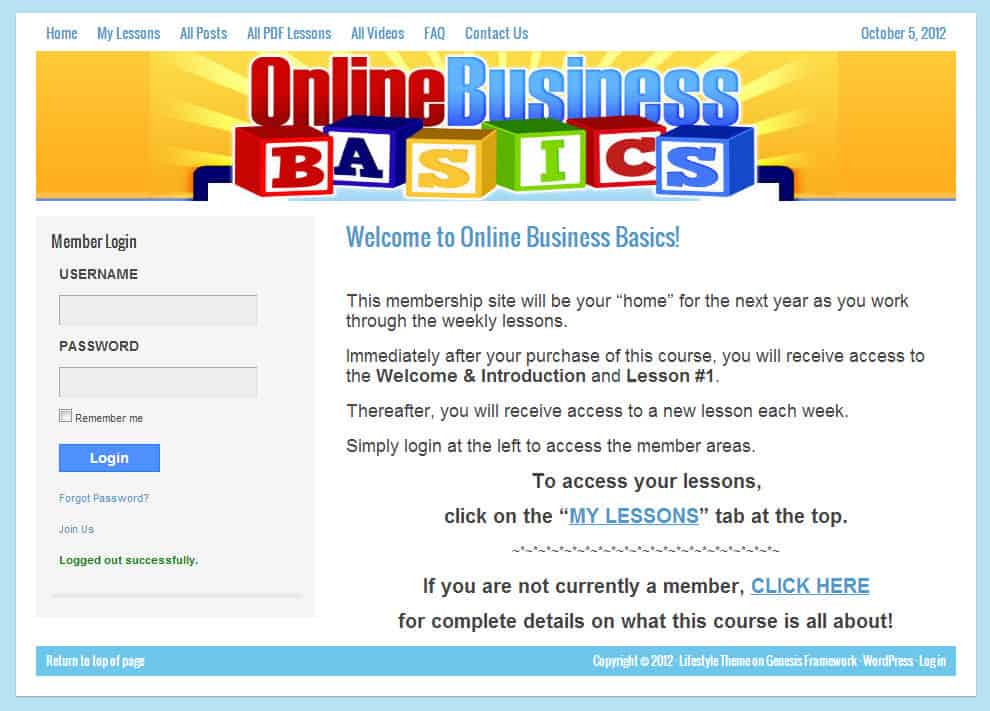 Online Business Basics Course-Price Reduced!