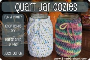 Quart Jar Cozies for all your Trim Healthy Mama drinks!