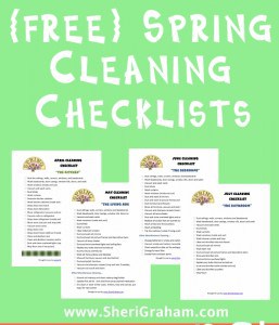 {free} Spring Cleaning Checklists