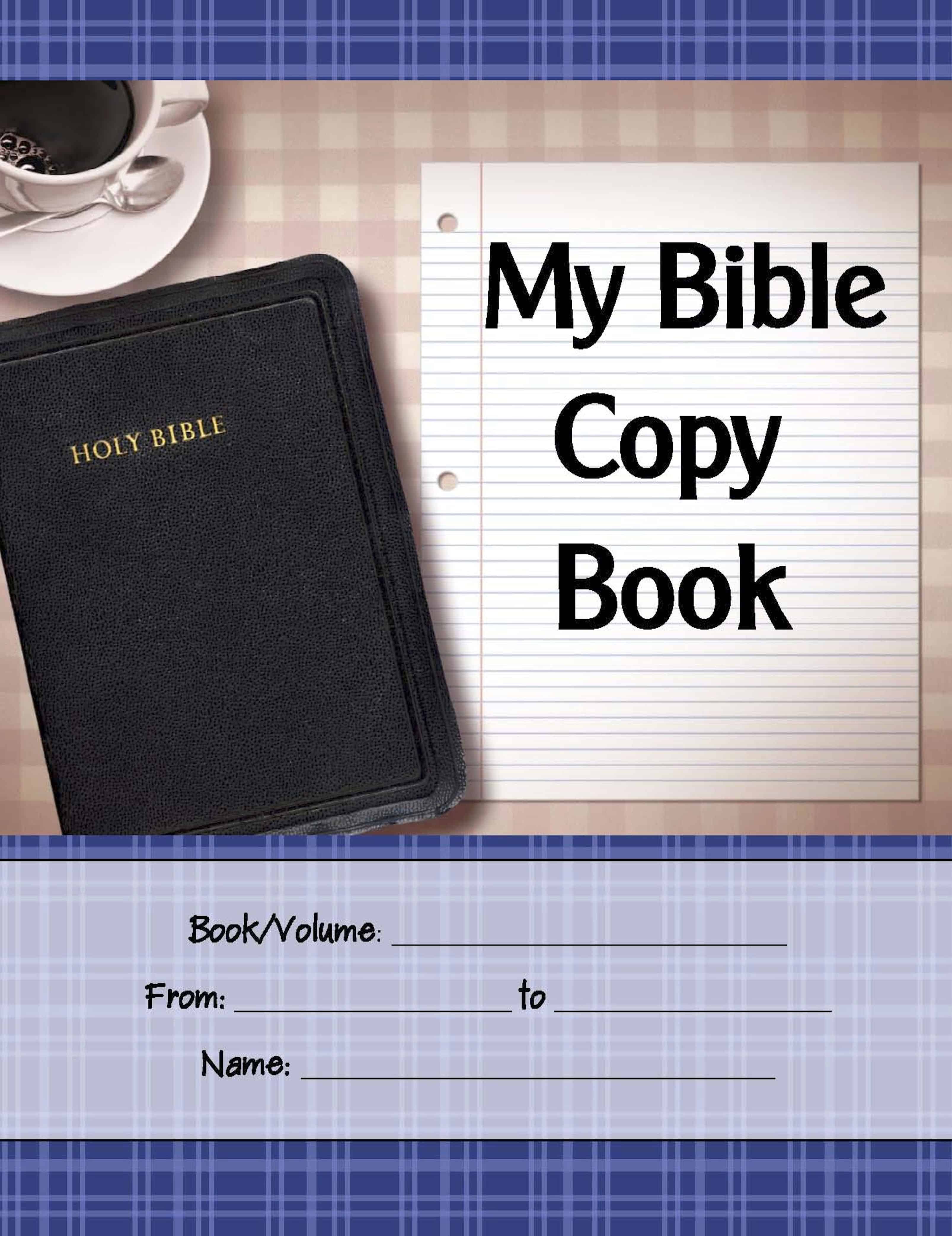 Brand New! My Bible Copy Books {older and younger versions} in Print!