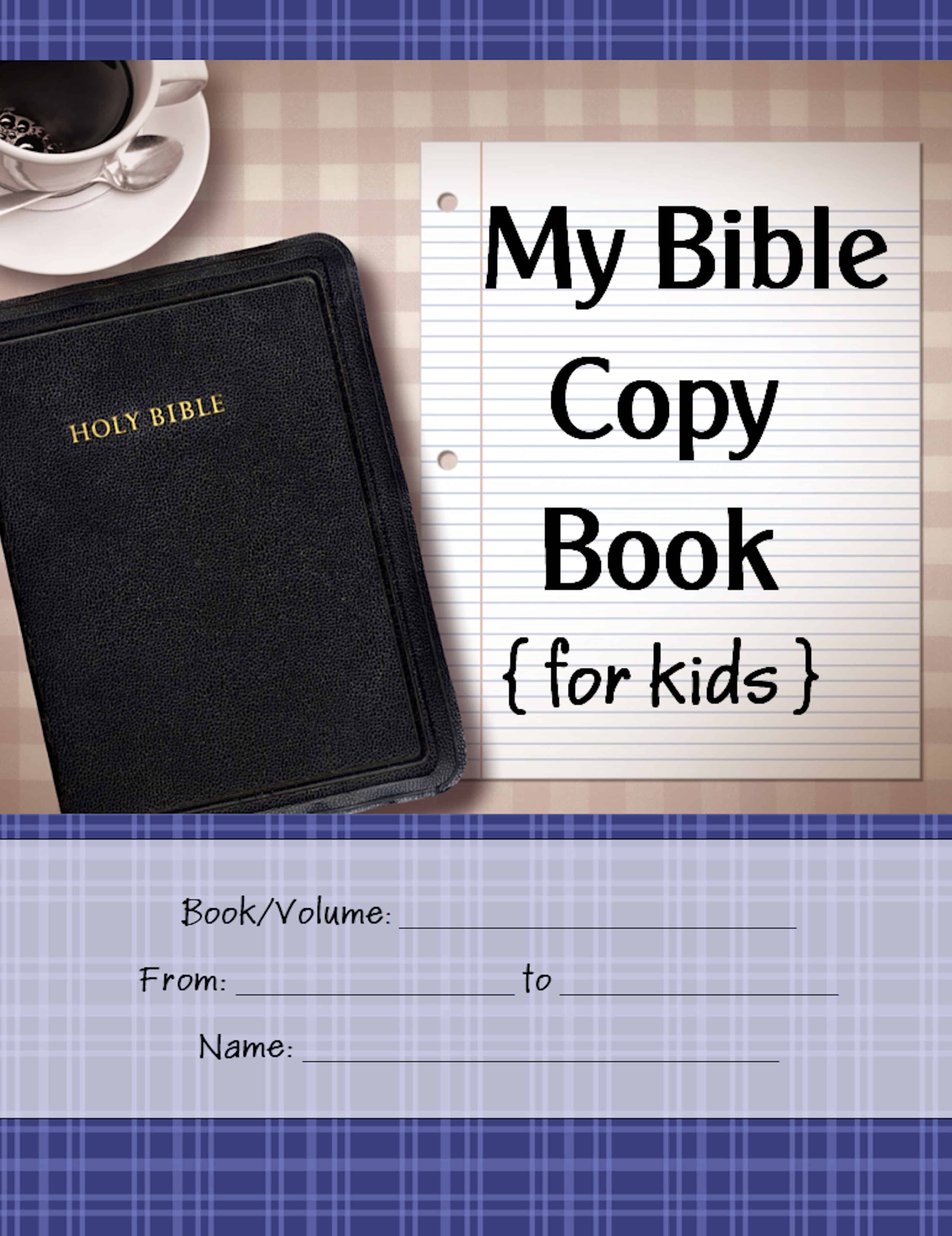 My Bible Copy Book {free ebook series}
