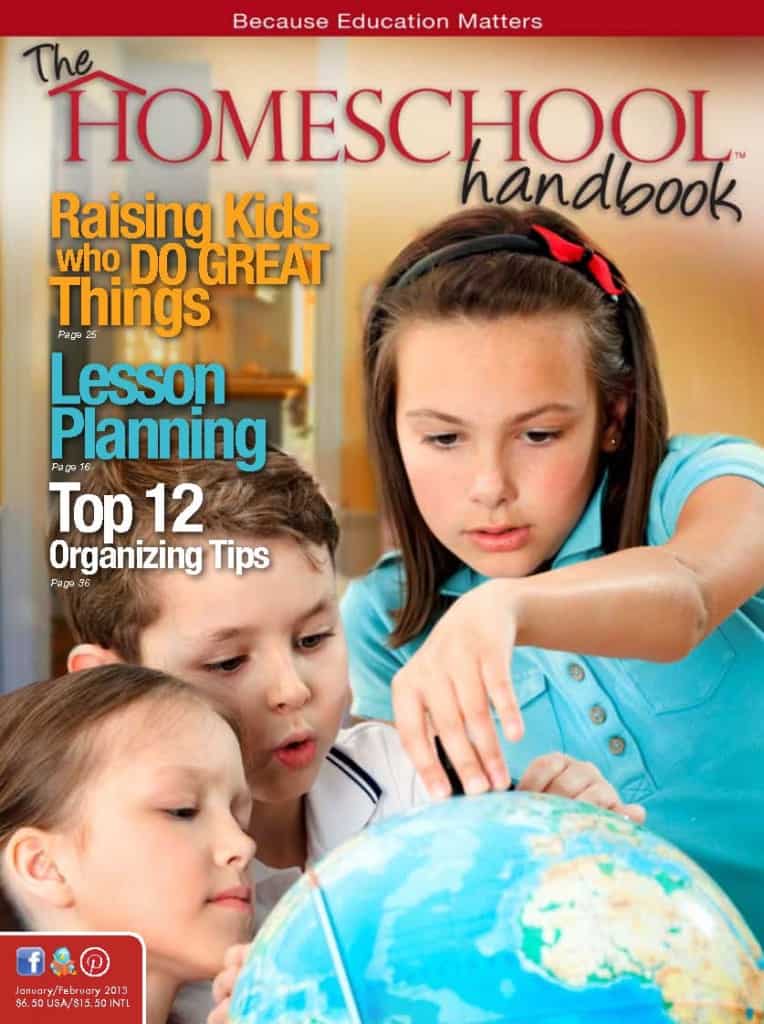 The Homeschool Handbook Magazine {FREE and now on one page on my site!}