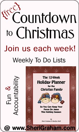Countdown to Christmas {Week 12: Enjoy Your Christmas Celebration Week}