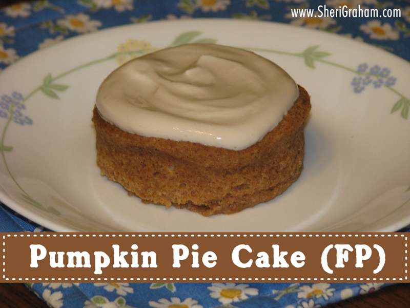Trim Healthy Mama {Pumpkin Pie Cake – “FP”}