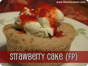 Trim Healthy Mama {Strawberry Cake - FP}