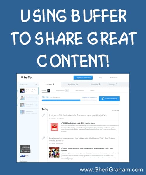 Using Buffer to Share Great Content {free app}