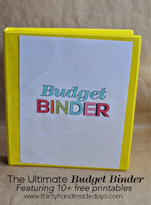 The Ultimate Printable Budget Binder