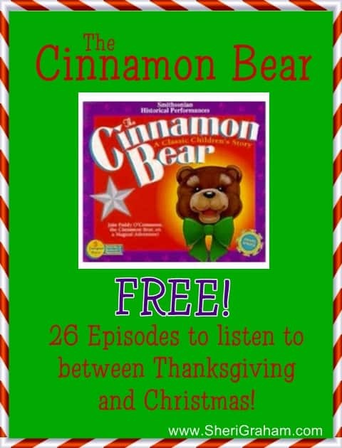 The Cinnamon Bear - 26 Episodes to Listen to Between Thanksgiving and Christmas {FREE!}