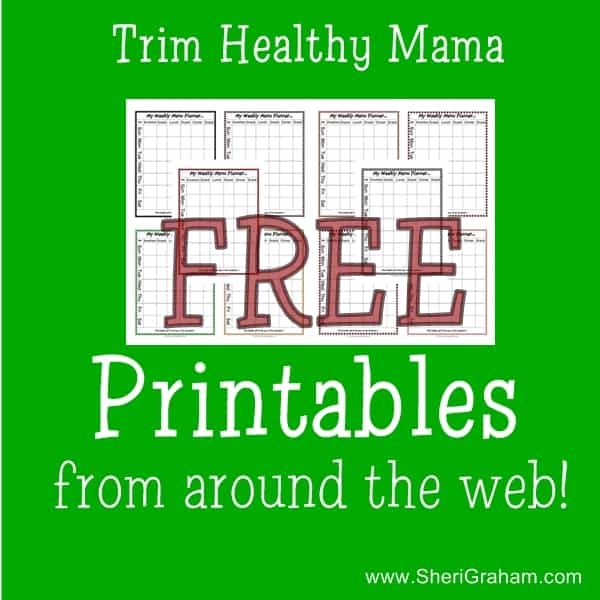 Trim Healthy Mama Printables {free}