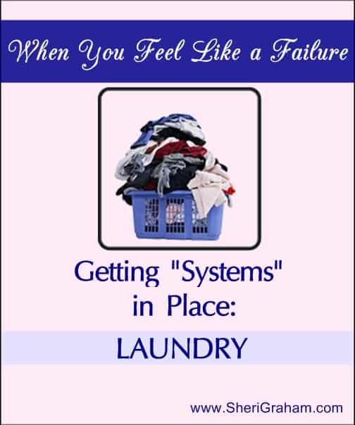 Getting Systems in Place {Laundry}