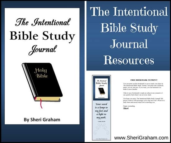The Intentional Bible Study Journal Resources