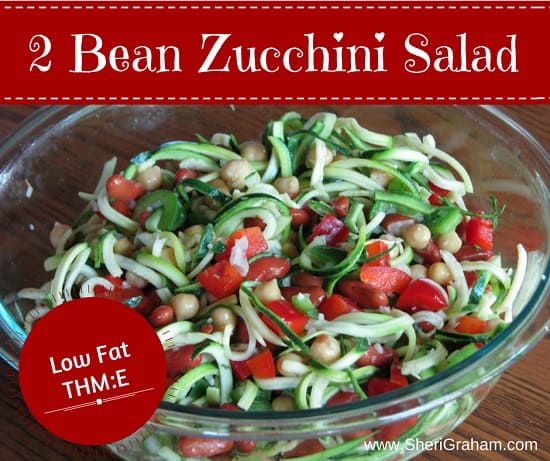 2 Bean Zucchini Salad (THM:E)