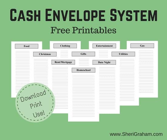 Cash Envelope System (Free Printables)