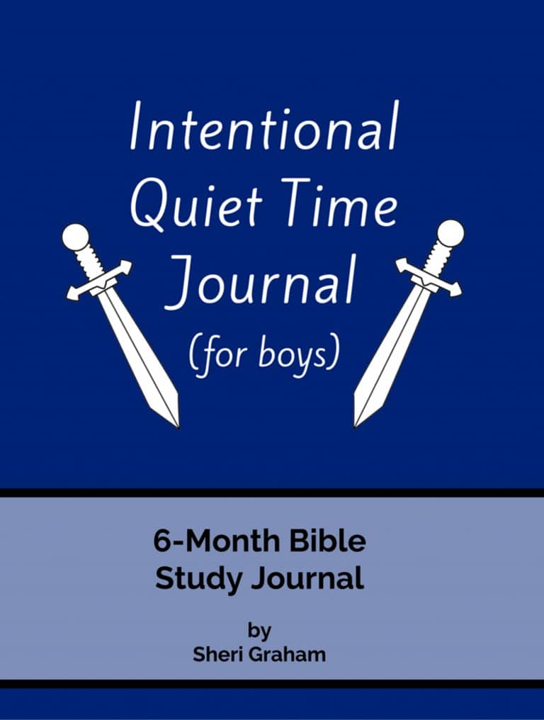 Intentional Quiet Time Journal (for boys) Now Available!