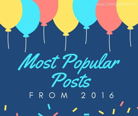 Most Popular Posts from 2016