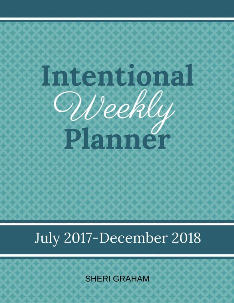 Begin planning your new year with my brand new Intentional Weekly Planner!