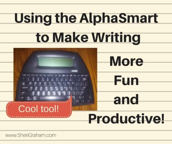 Use the AlphaSmart to make writing more fun and productive