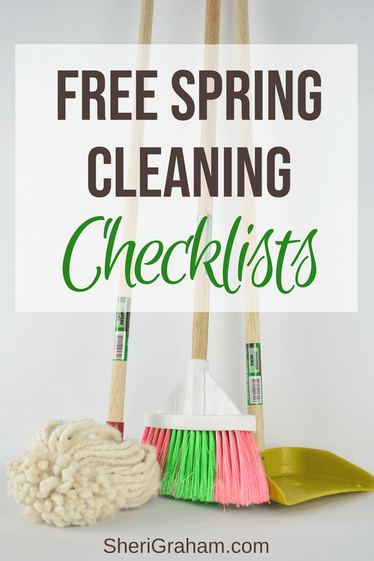{free} Spring Cleaning Checklists!