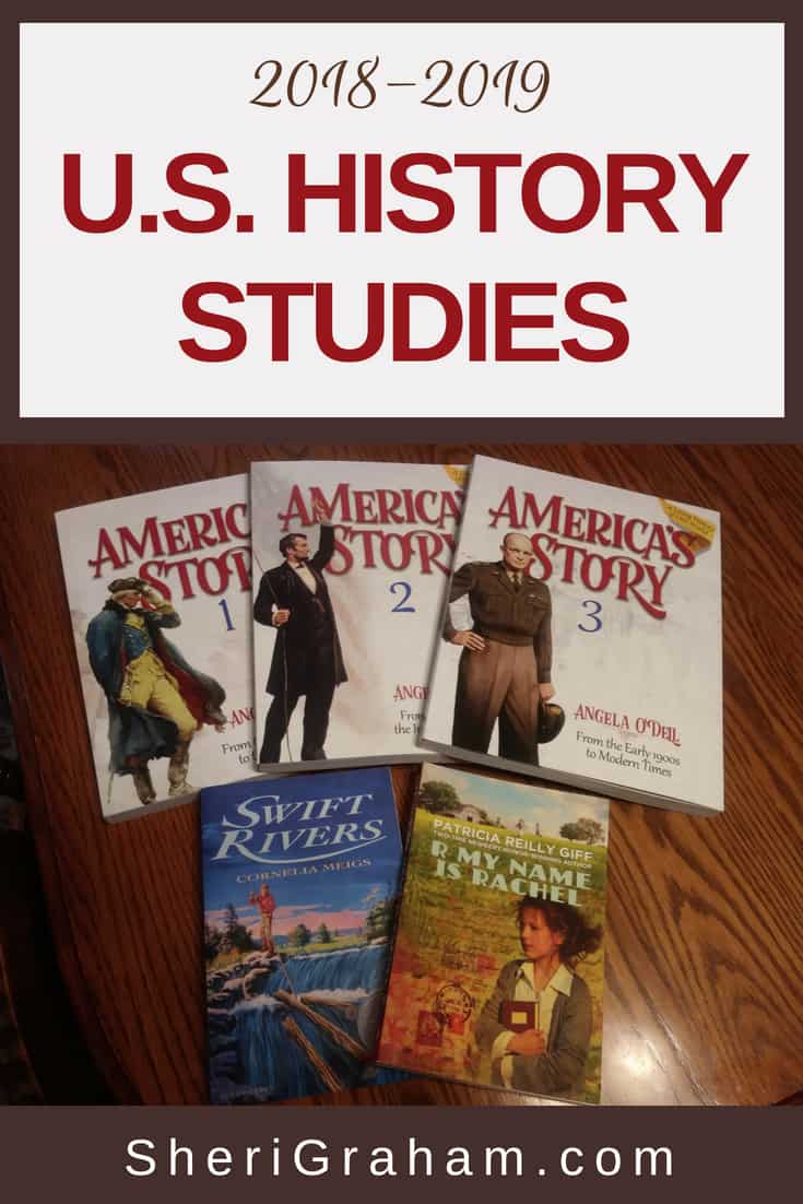 Our History Studies for the 2018-2019 Homeschool Year