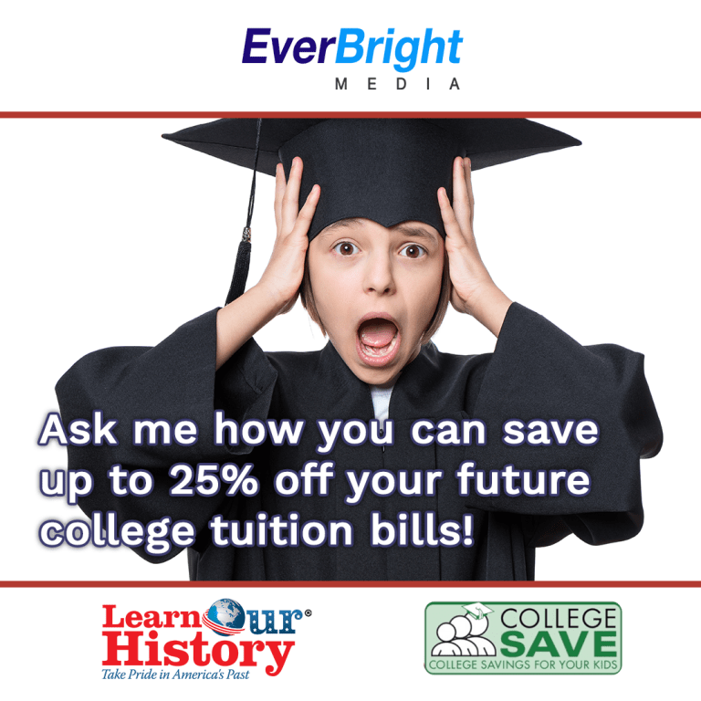 Ask me how you can save 25% off your future college tuition bills